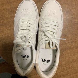 Madewell White Sneakers Size 10